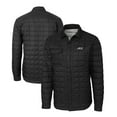 thumbnail image 1 of Men's Cutter & Buck  Black ACC Gear Rainier PrimaLoft Eco Insulated Quilted Button-Up Shacket, 1 of 3