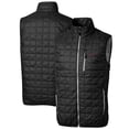 thumbnail image 1 of Men's Cutter & Buck Black Alabama Crimson Tide Big & Tall Rainier PrimaLoft Eco Full-Zip Puffer Vest, 1 of 3