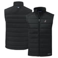 thumbnail image 1 of Men's Cutter & Buck Black Albuquerque Isotopes Evoke Hybrid Eco Softshell Recycled Full-Zip Vest, 1 of 3