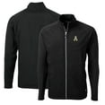 thumbnail image 1 of Men's Cutter & Buck Black Appalachian State Mountaineers Big & Tall Adapt Eco Knit Hybrid Recycled Full-Zip Jacket, 1 of 3
