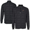 thumbnail image 1 of Men's Cutter & Buck Black Arizona Cardinals  Traverse Camo Print Stretch Quarter-Zip Top, 1 of 3