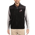 thumbnail image 1 of Men's Cutter & Buck Black Arkansas Razorbacks Cascade Eco Fleece Full-Zip Vest, 1 of 2