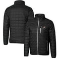 thumbnail image 1 of Men's Cutter & Buck Black Arkansas Razorbacks Team Logo Big & Tall Rainier PrimaLoft Eco Insulated Full-Zip Puffer, 1 of 3