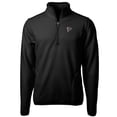 thumbnail image 1 of Men's Cutter & Buck Black Atlanta Falcons Big & Tall Cascade Eco Sherpa Fleece Quarter-Zip Pullover Jacket, 1 of 1