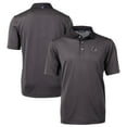 thumbnail image 1 of Men's Cutter & Buck Black Atlanta Falcons Big & Tall Virtue Eco Pique Micro Stripe Recycled Polo, 1 of 3