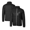 thumbnail image 1 of Men's Cutter & Buck Black Atlanta Falcons Throwback Logo Rainier PrimaLoft Eco Insulated Full-Zip Puffer Jacket, 1 of 3