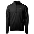 thumbnail image 1 of Men's Cutter & Buck Black Baltimore Ravens Big & Tall Cascade Eco Sherpa Fleece Quarter-Zip Pullover Jacket, 1 of 1