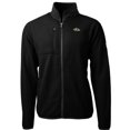 thumbnail image 1 of Men's Cutter & Buck Black Baltimore Ravens Cascade Eco Sherpa Fleece Full-Zip Jacket, 1 of 1