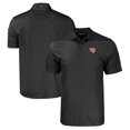 thumbnail image 1 of Men's Cutter & Buck Black Bethune-Cookman Wildcats Pike Eco Tonal Geo Print Stretch Recycled Polo, 1 of 3