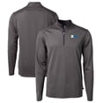 thumbnail image 1 of Men's Cutter & Buck  Black Big Ten Gear Virtue Eco Pique Micro Stripe Recycled Polo, 1 of 3