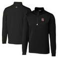 thumbnail image 1 of Men's Cutter & Buck  Black Birmingham Barons Big & Tall Traverse Stretch Quarter-Zip Top, 1 of 3