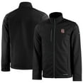 thumbnail image 1 of Men's Cutter & Buck  Black Birmingham Barons Evoke Eco Softshell Recycled Full-Zip Jacket, 1 of 3