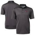 thumbnail image 1 of Men's Cutter & Buck Black Buffalo Bisons Big & Tall Virtue Eco Pique Micro Stripe Recycled Polo, 1 of 3
