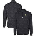 thumbnail image 1 of Men's Cutter & Buck Black Cal Poly Mustangs Big & Tall Traverse Camo Print Stretch Quarter-Zip Pullover Top, 1 of 3
