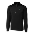 thumbnail image 1 of Men's Cutter & Buck Black Carolina Panthers Big & Tall Traverse Half-Zip Pullover Jacket, 1 of 1