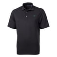 thumbnail image 1 of Men's Cutter & Buck Black Carolina Panthers Big & Tall Virtue Eco Pique Recycled Polo, 1 of 1