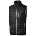 thumbnail image 1 of Men's Cutter & Buck Black Cent. Michigan Chippewas Big & Tall Full-Zip Collegiate Rainier Vest, 1 of 1