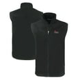 thumbnail image 1 of Men's Cutter & Buck  Black Central Missouri Mules Charter Eco Recycled Full-Zip Vest, 1 of 3