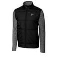 thumbnail image 1 of Men's Cutter & Buck Black/Charcoal Atlanta Falcons Stealth Big & Tall Full-Zip Jacket, 1 of 1