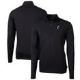 thumbnail image 1 of Men's Cutter & Buck Black Cincinnati Bearcats Big & Tall Virtue Eco Pique Recycled Quarter-Zip Pullover Top, 1 of 3