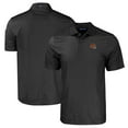 thumbnail image 1 of Men's Cutter & Buck  Black Cincinnati Bengals Helmet Big & Tall Pike Eco Tonal Geo Print Stretch Recycled Polo, 1 of 3