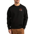 thumbnail image 1 of Men's Cutter & Buck Black Cincinnati Bengals Helmet Roam Recycled Raglan Pullover Sweatshirt, 1 of 2