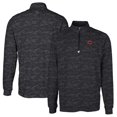 thumbnail image 1 of Men's Cutter & Buck Black Cincinnati Reds Big & Tall Traverse Camo Print Stretch Quarter-Zip Pullover Top, 1 of 3