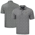 thumbnail image 1 of Men's Cutter & Buck Black Cincinnati Reds Pike Eco Flora Print Recycled Polo, 1 of 3