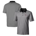 thumbnail image 1 of Men's Cutter & Buck Black Clemson Tigers Forge Tonal Stripe Stretch Polo, 1 of 3