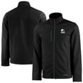 thumbnail image 1 of Men's Cutter & Buck  Black Cleveland Browns Evoke Eco Softshell Recycled Full-Zip Jacket, 1 of 3