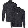 thumbnail image 1 of Men's Cutter & Buck Black Colorado State Rams Big & Tall Traverse Camo Print Stretch Quarter-Zip Pullover Top, 1 of 3