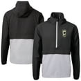 thumbnail image 1 of Men's-Cutter & Buck  Black Columbus Crew Charter Eco Recycled Anorak Jacket, 1 of 3