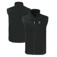 thumbnail image 1 of Men's Cutter & Buck  Black Dartmouth Big Green Big & Tall Charter Eco Full-Zip Vest, 1 of 3