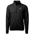 thumbnail image 1 of Men's Cutter & Buck Black Detroit Lions Big & Tall Cascade Eco Sherpa Fleece Quarter-Zip Pullover Jacket, 1 of 1