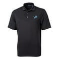 thumbnail image 1 of Men's Cutter & Buck Black Detroit Lions Big & Tall Virtue Eco Pique Recycled Polo, 1 of 1
