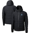 thumbnail image 1 of Men's Cutter & Buck Black Detroit Lions Throwback Logo Mission Ridge Repreve Eco Insulated Puffer Full-Zip Jacket, 1 of 3