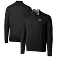 thumbnail image 1 of Men's Cutter & Buck Black El Paso Chihuahuas Lakemont Tri-Blend Quarter-Zip Pullover Sweater, 1 of 3