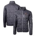 thumbnail image 1 of Men's Cutter & Buck Black El Paso Chihuahuas Rainier PrimaLoft Eco Insulated Full-Zip Printed Puffer Jacket, 1 of 3