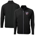 thumbnail image 1 of Men's-Cutter & Buck  Black FC Dallas Adapt Eco Knit Hybrid Recycled Full-Zip Jacket, 1 of 3