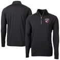 thumbnail image 1 of Men's-Cutter & Buck  Black FC Dallas Big & Tall Adapt Eco Knit Stretch Recycled Quarter-Zip Pullover, 1 of 3