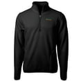 thumbnail image 1 of Men's Cutter & Buck Black Florida A&M Rattlers Team Logo Cascade Eco Sherpa Fleece Quarter-Zip Pullover Jacket, 1 of 1