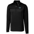 thumbnail image 1 of Men's Cutter & Buck Black Florida Gators Big & Tall Traverse Stripe Half-Zip Pullover Jacket, 1 of 1