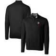 thumbnail image 1 of Men's Cutter & Buck Black Florida State Seminoles Lakemont Quarter-Zip Pullover Sweater, 1 of 3