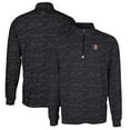 thumbnail image 1 of Men's Cutter & Buck Black Florida State Seminoles Vault Big & Tall Traverse Camo Print Stretch Quarter-Zip Pullover Top, 1 of 3