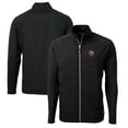 thumbnail image 1 of Men's Cutter & Buck  Black Fort Wayne TinCaps Adapt Eco Knit Hybrid Recycled Full-Zip Jacket, 1 of 3