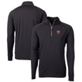 thumbnail image 1 of Men's Cutter & Buck  Black Fort Wayne TinCaps Adapt Eco Knit Stretch Recycled Quarter-Zip Pullover, 1 of 3