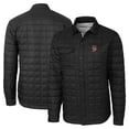 thumbnail image 1 of Men's Cutter & Buck Black Fresno Grizzlies Big & Tall Rainier PrimaLoft Eco Insulated Quilted Button-Up Shacket, 1 of 3