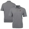 thumbnail image 1 of Men's Cutter & Buck Black Georgia Bulldogs Alumni Logo Virtue Eco Pique Stripe Recycled Polo, 1 of 3