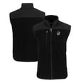 thumbnail image 1 of Men's Cutter & Buck  Black Georgia Bulldogs Big & Tall Cascade Eco Sherpa Fleece Full-Zip Vest, 1 of 3