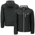 thumbnail image 1 of Men's-Cutter & Buck  Black Georgia Bulldogs Rainier Eco PrimaLoft Hooded Full-Zip Jacket, 1 of 3
